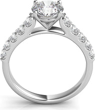 Common Prong Round Brilliant Diamond Engagement Ring