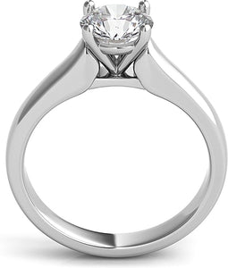 Contoure Diamond Solitaire Engagement Ring