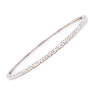 This classic bangle features 41 beautiful, pave-set diamonds half w...