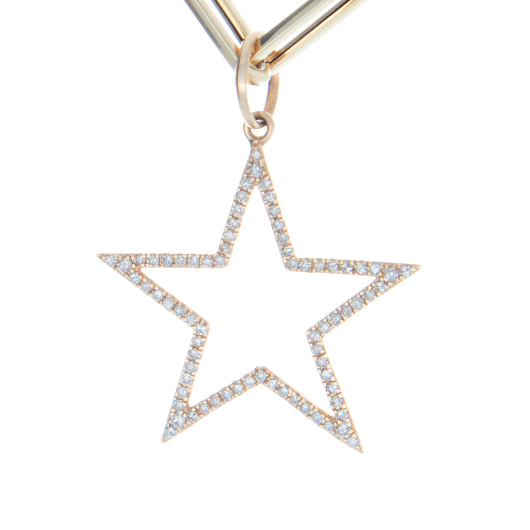 features diamonds totaling .36cts. star pendant sold individually, ...