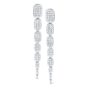 14K Diamond Fashion Earrings. Available in yellow, white and rose g...