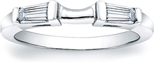 Fitted Tapered Baguette Diamond Band