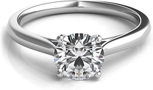Four Prong Basket Solitaire Diamond Engagement Ring