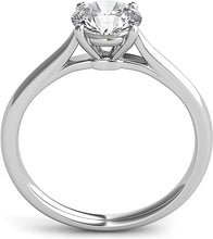 Four Prong Basket Solitaire Diamond Engagement Ring