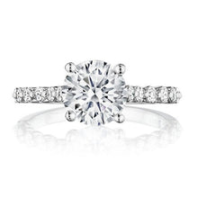 Henri Daussi Prong Set Diamond Engagement Ring