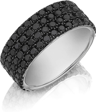 Henri Daussi Men's Diamond Wedding Band- 9mm