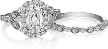 Henri Daussi Pave Diamond Engagement Ring
