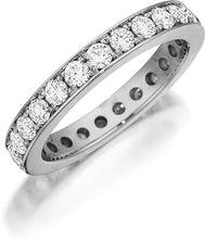 Henri Daussi Round Brilliant Diamond Band