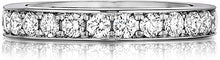 Henri Daussi Round Brilliant Diamond Band