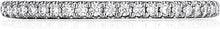 Henri Daussi Straight Pave Diamond Band