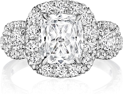 Henri daussi 2025 three stone ring