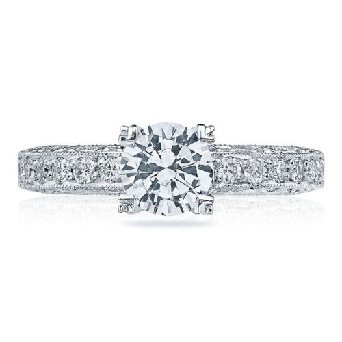 Tacori Engagement Ring with Pave Set Diamonds-HT2229A