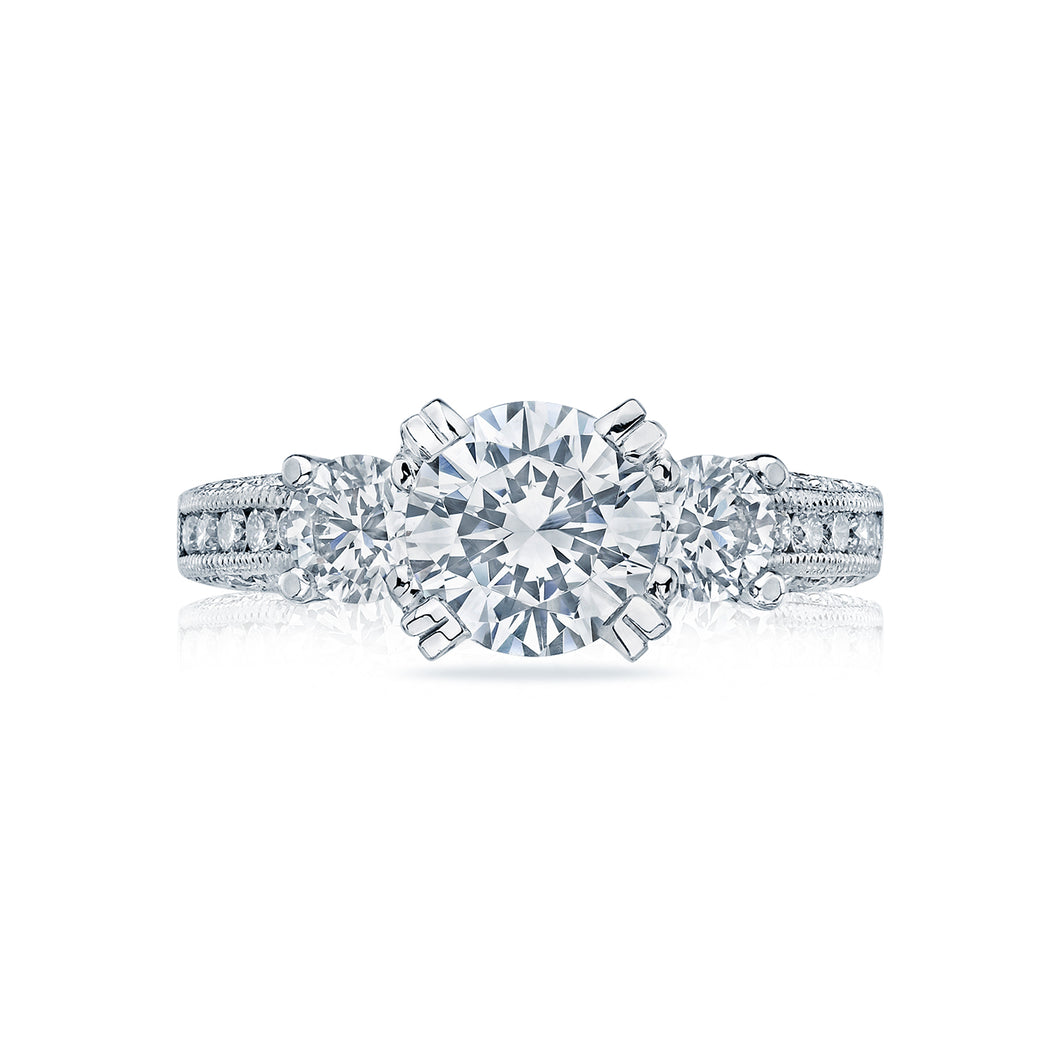 Tacori Engagement Ring with Channel Set Diamonds