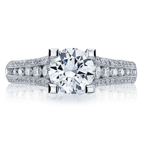 Tacori Graduated Channel-Set Diamond Engagement Ring