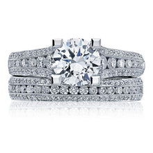 Tacori Graduated Channel-Set Diamond Engagement Ring