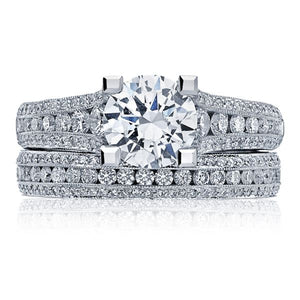 Tacori Graduated Channel-Set Diamond Engagement Ring