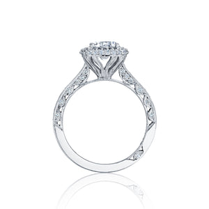 Tacori Cushion Halo Diamond Engagement Ring