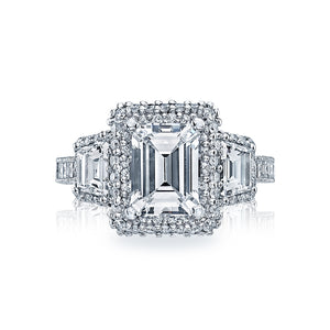 Tacori Three Stone Diamond Engagement Ring