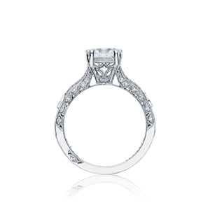 Tacori Pave Ribbon Diamond Engagement Ring