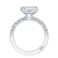 Tacori Pave Princess Cut Diamond Engagement Ring