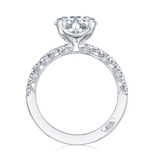 Simple and timeless, this diamond engagement ring is perfect for th...