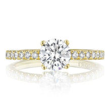 Tacori Gold Pave Diamond Engagement Ring
