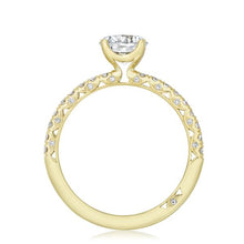 Tacori Gold Pave Diamond Engagement Ring