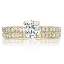 Tacori Gold Pave Diamond Engagement Ring