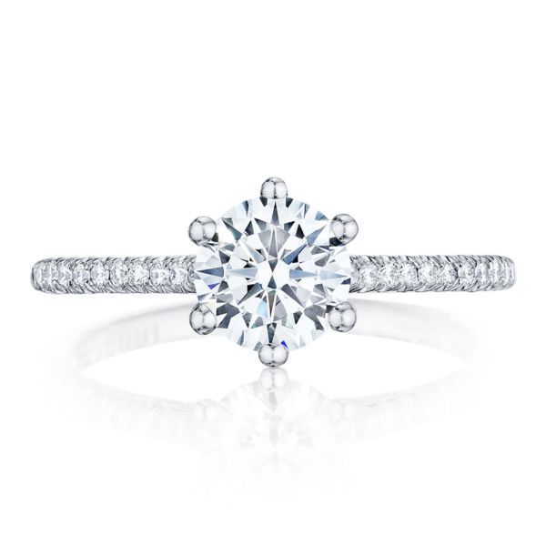Tacori Pave Diamond Engagement Ring