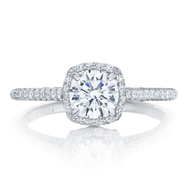 Tacori Pave Diamond Engagement Ring