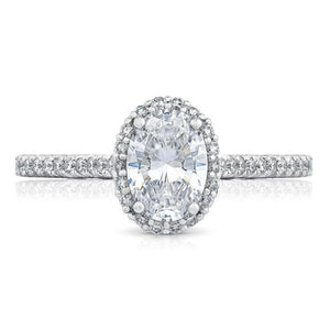 Tacori Pave Diamond Engagement Ring