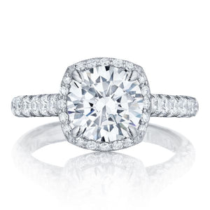 Tacori Pave Diamond Engagement Ring