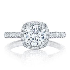 Tacori Pave Diamond Engagement Ring