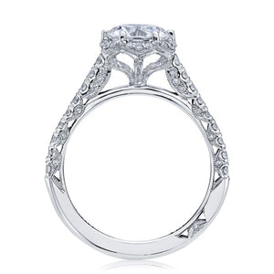 This stunning new style by Tacori features round brilliant pave-set...