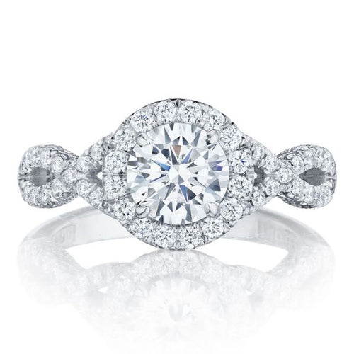 Tacori Twist Pave Diamond Engagement Ring-HT2549RD