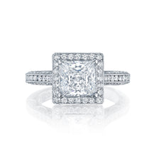 Tacori Pave Halo Diamond Engagement Ring