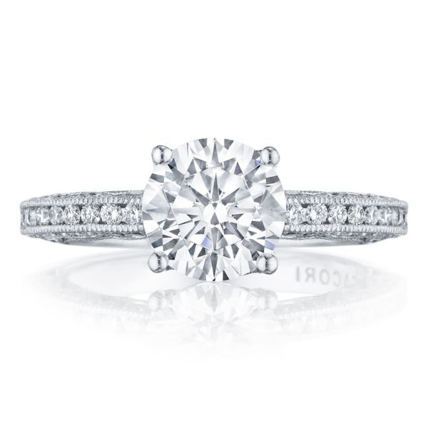 Tacori Pave Diamond Engagement Ring