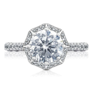 Tacori Pave Diamond Engagement Ring