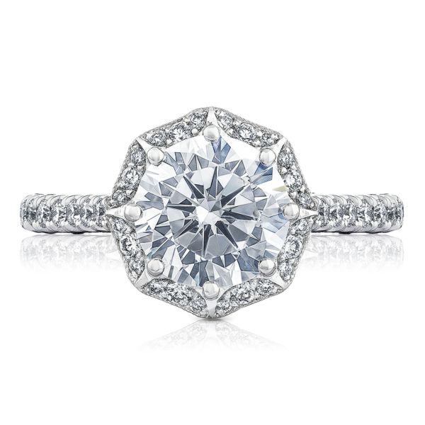 Tacori Pave Diamond Engagement Ring