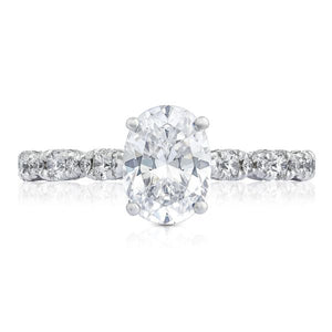 Tacori Pave Diamond Engagement Ring