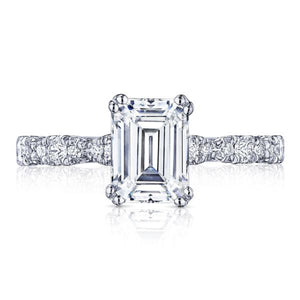 Tacori Pave Diamond Engagement Ring