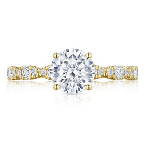 Tacori Pave Diamond Engagement Ring