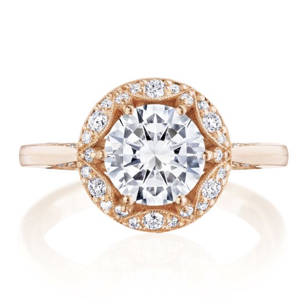 Tacori Pave Diamond Engagement Ring