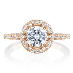 Tacori Pave Diamond Engagement Ring
