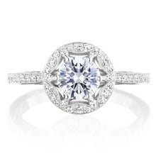 Tacori Pave Diamond Engagement Ring