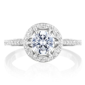 Tacori Pave Diamond Engagement Ring