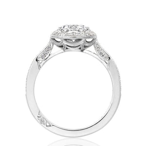 Tacori Pave Diamond Engagement Ring