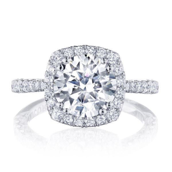 Tacori Pave Diamond Engagement Ring