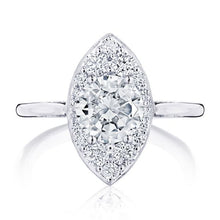Tacori Inflori Halo Diamond Engagement Ring