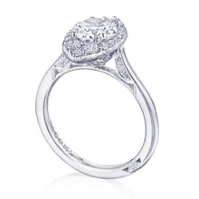Tacori Inflori Halo Diamond Engagement Ring